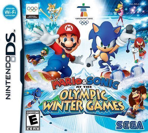 Mario & Sonic At The Olympic Winter Games (US) (USA) Game Cover